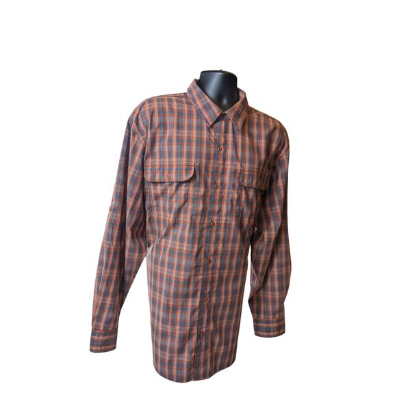 Redhead Shirt Mens 2XL Plaid Long Sleeve Button Up Hiking Outdoor Top Hunting - Picture 11 of 14